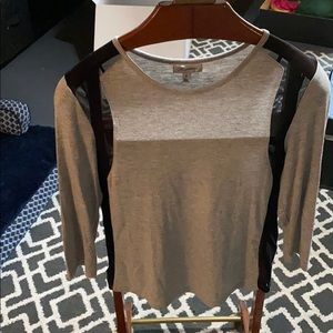 Black and gray Olsenboye top